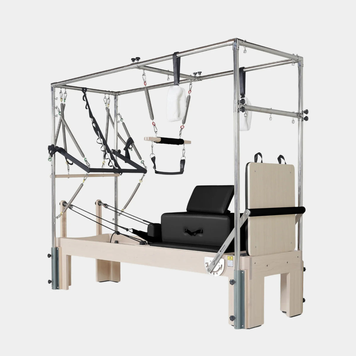 Pilates Reformer 3-en-1 Cadillac & Tower | Érable Massif Pro