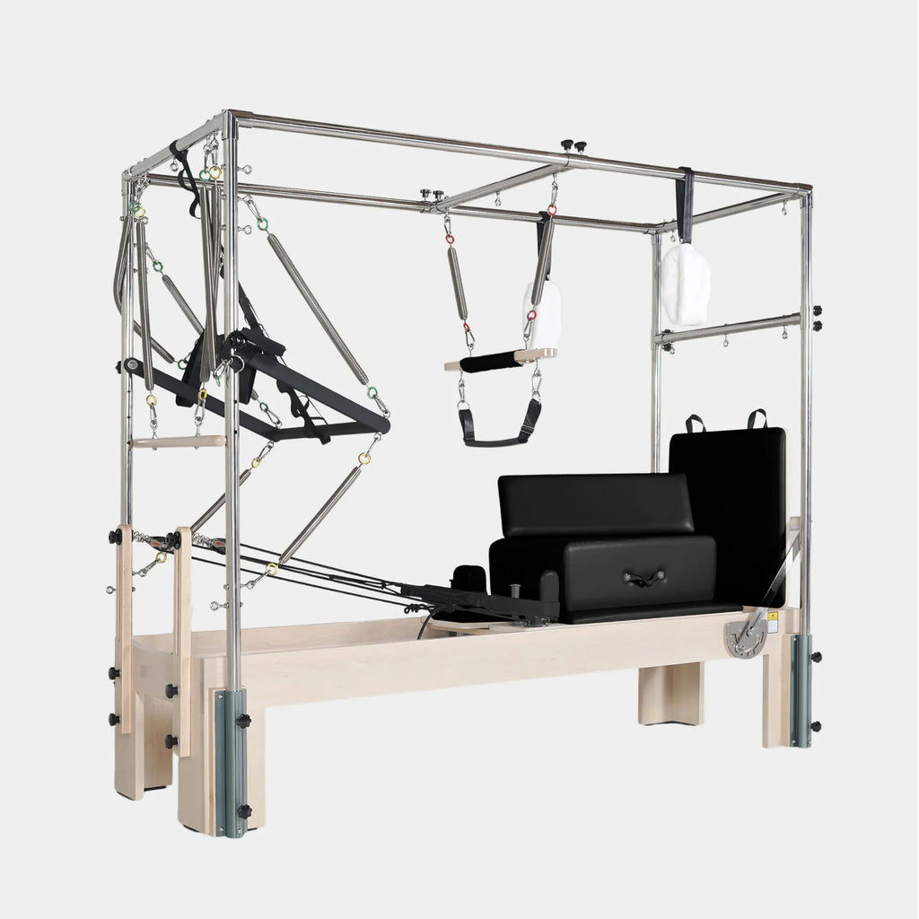 Pilates Reformer 3-en-1 Cadillac & Tower | Érable Massif Pro