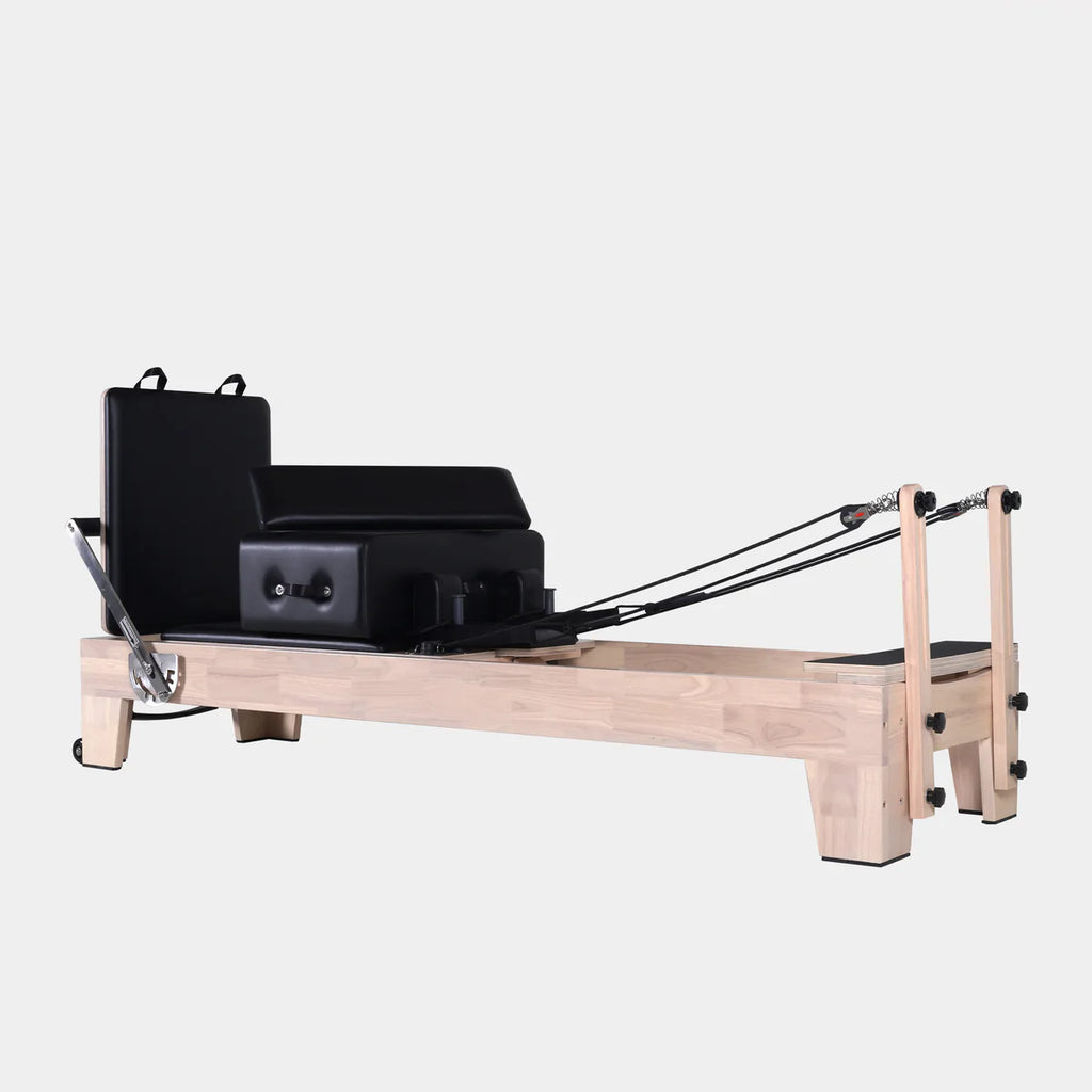 Pilates Reformer Classic en Bois Massif | Modèle Fixe