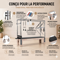 Pilates Reformer Cadillac | Table Trapèze Polyvalente