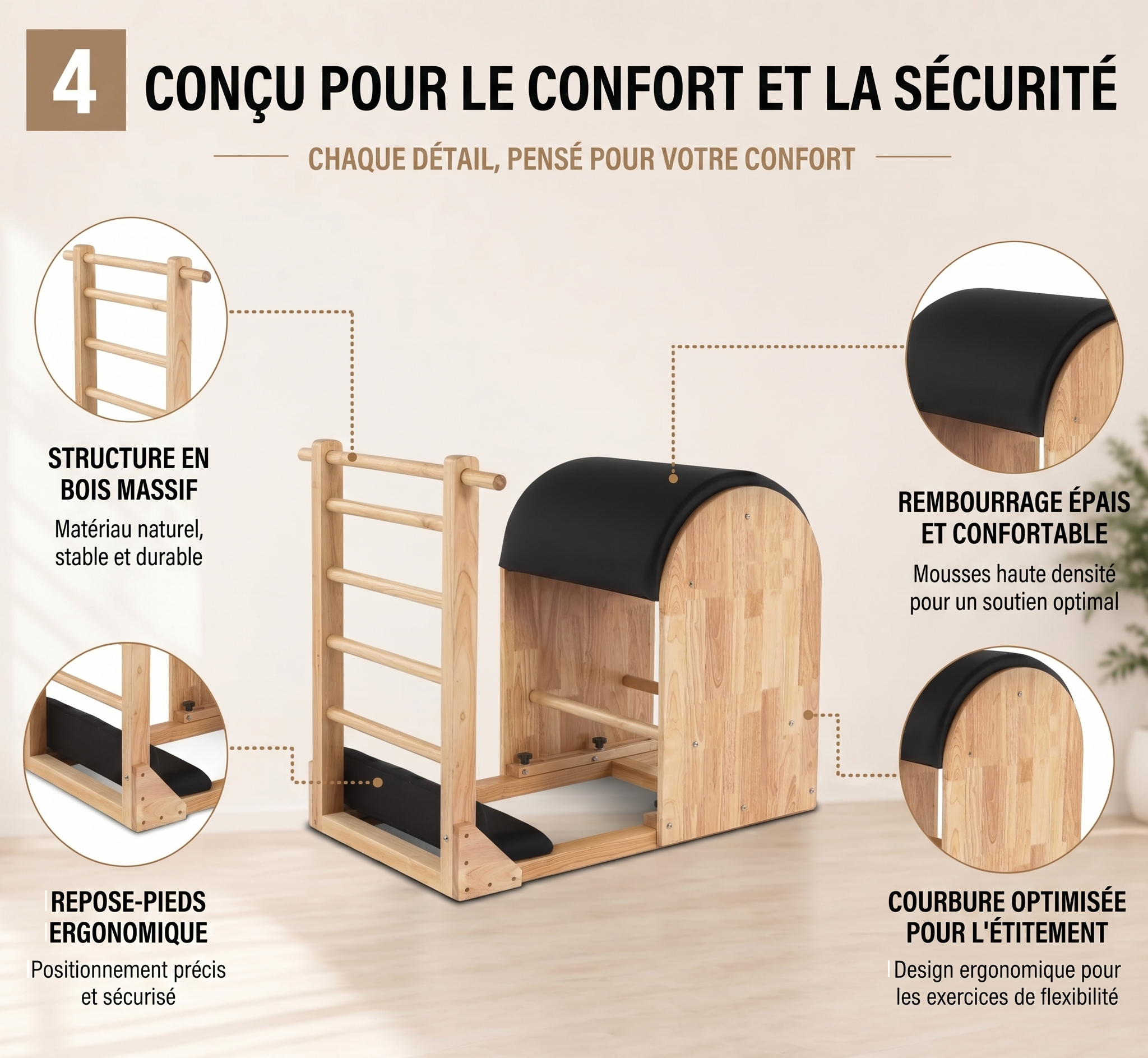 Pilates Barrel ladder