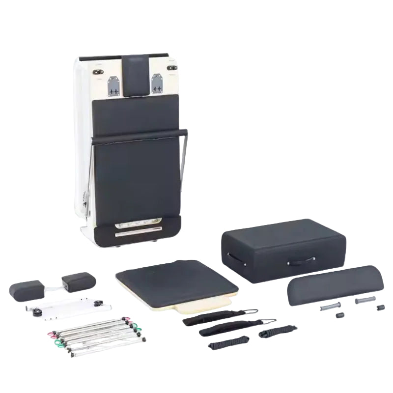 Folding Pilates reformer aluminium