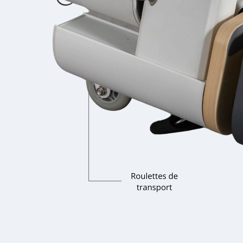 Folding Pilates reformer aluminium