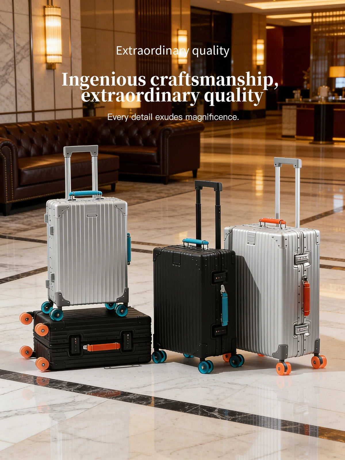 RETRO ALUMINUM SUITCASE