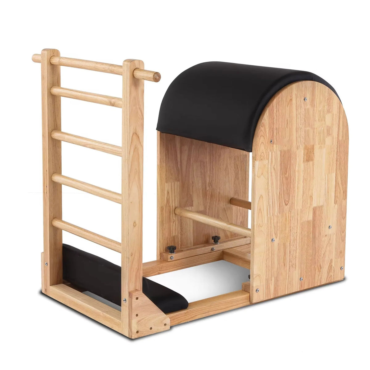 Ladder Barrel professionnel en bois pour studio de Pilates avec échelons réglables et arche rembourrée
